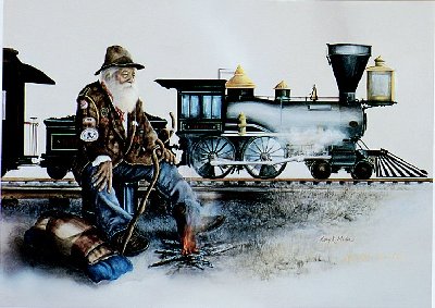 "Steamtrain Maury" by artist Larry K. Martin